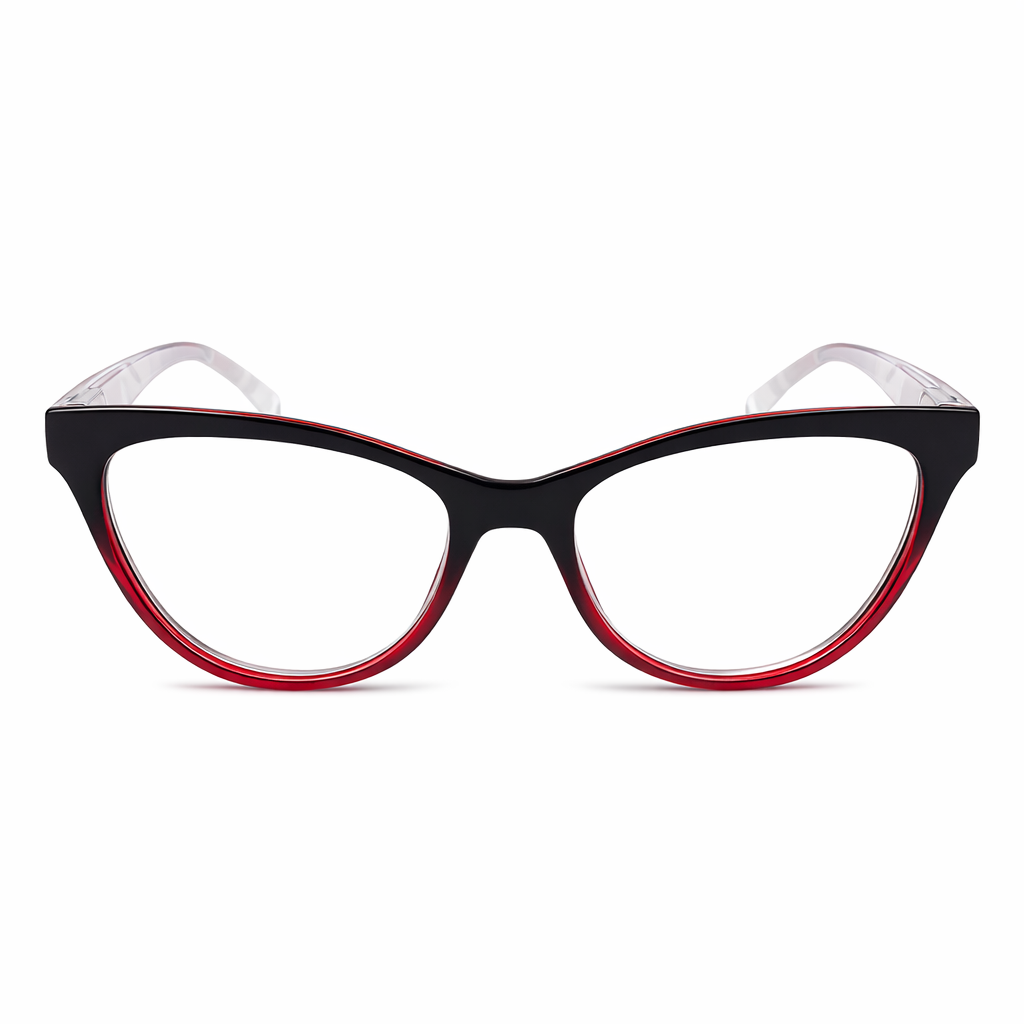 Red Gradient Cat Eye